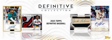 2023 topps definitive collection baseball